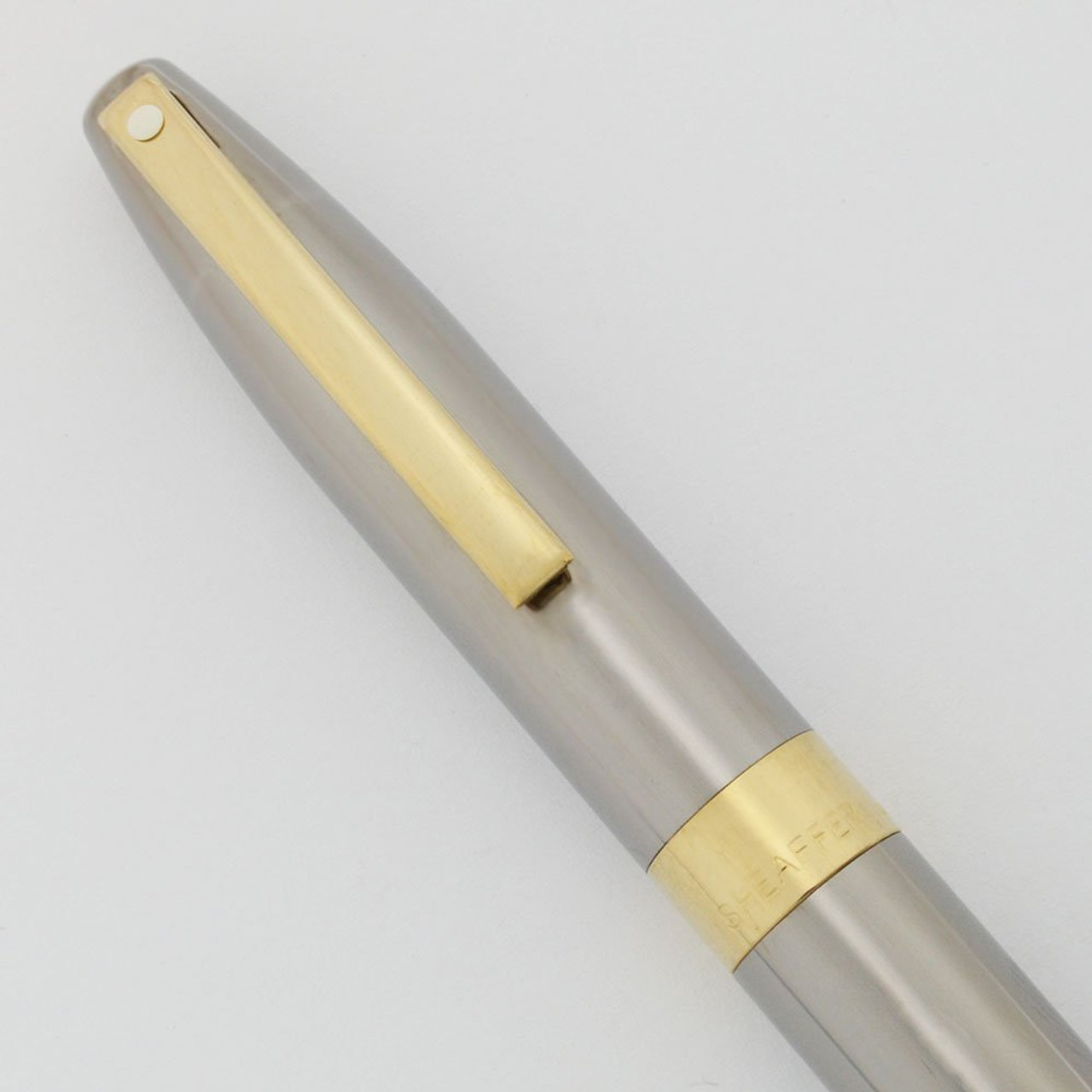 Sheaffer Legacy Heritage Ballpoint - Gummetal with Gold Trim  (Excellent +, Works Well)