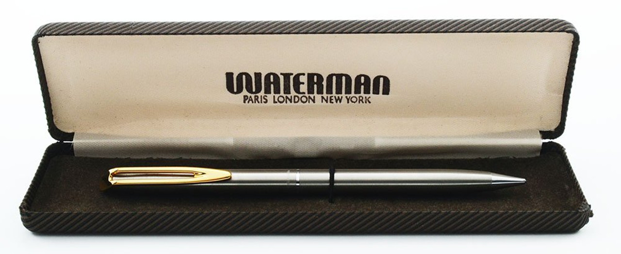 Waterman CF Mechanical Pencil (1970s) - Flighter-Style, 0.9mm (New Old Stock in Box, Works Well)