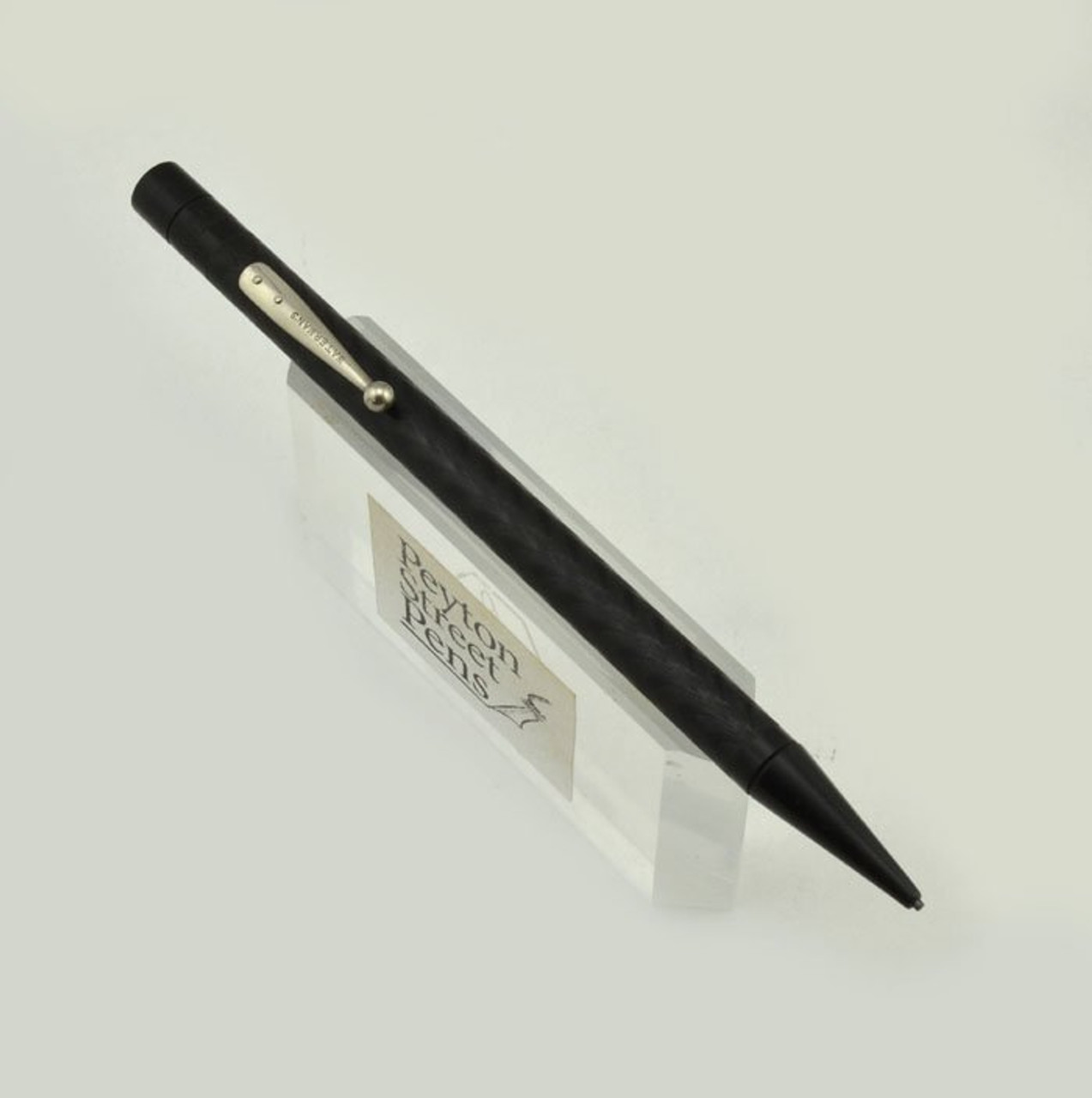 Waterman 52 1/2 Series Mechanical Pencil - Black Chased Hard Rubber (Very Nice, Works Well)
