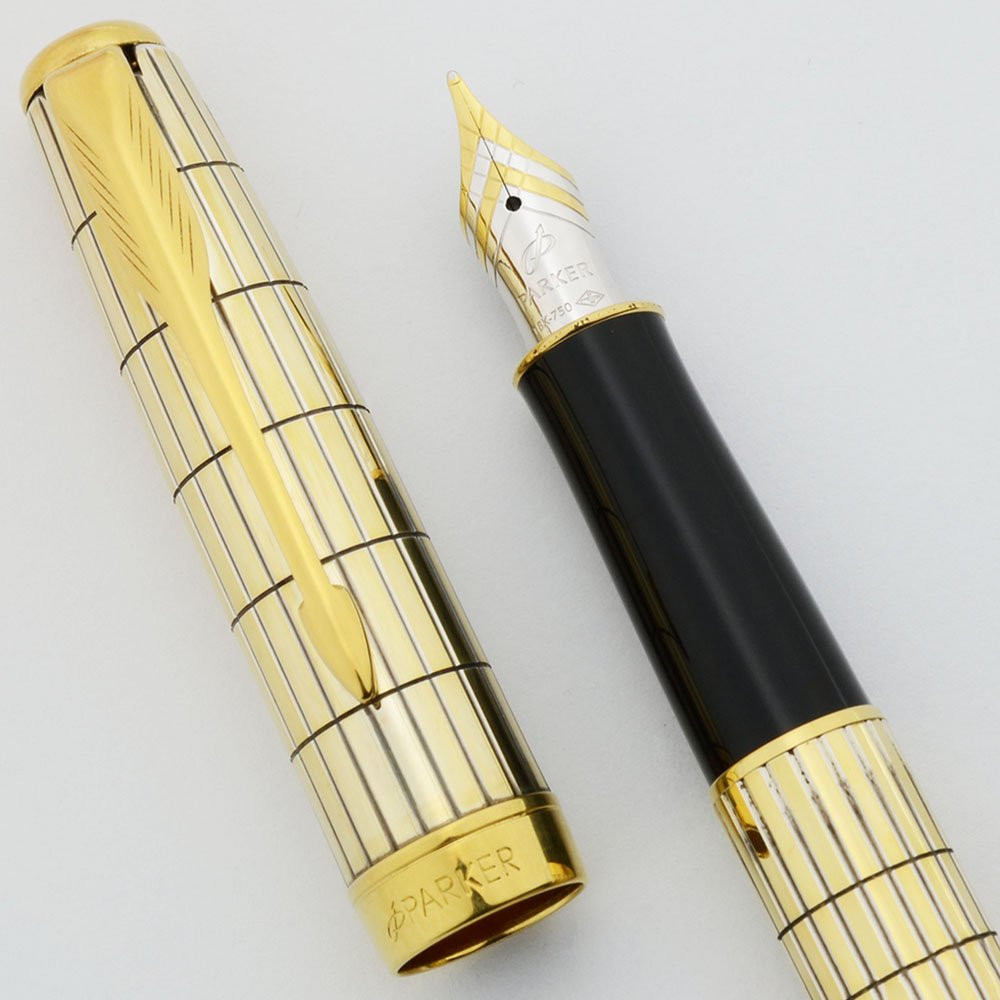 Parker Sonnet Fountain Pen (2005) - Crocodile Vermeil Special