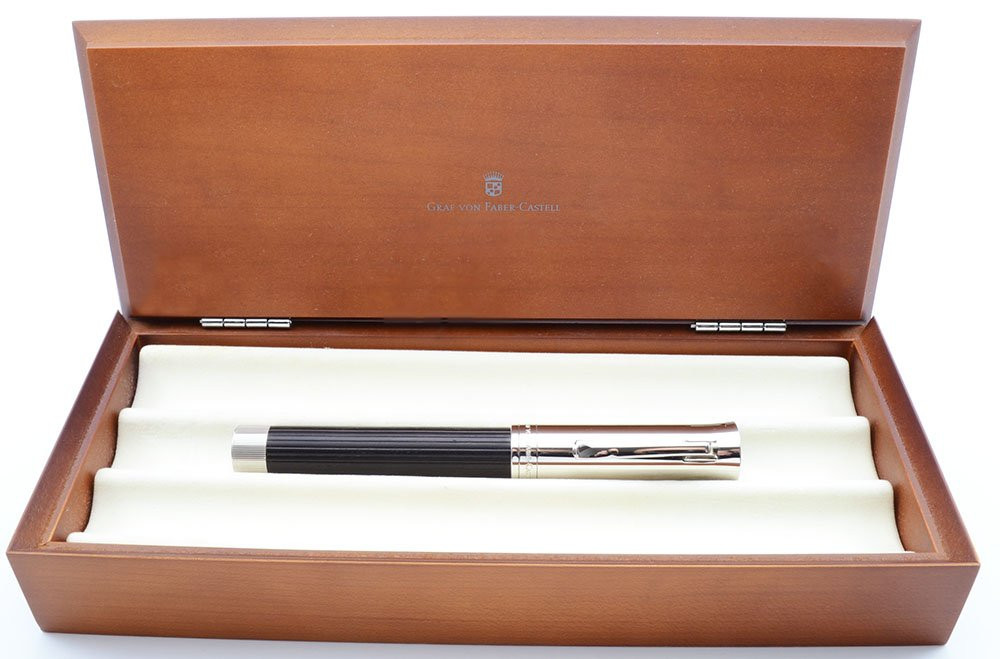 Graf von Faber-Castell Intuition Fountain Pen - Platino Ebony Wood