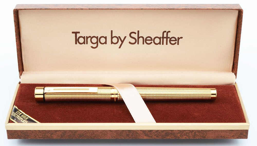 Sheaffer TARGA 1011 Fountain Pen - Gold Diamond Squares, Various