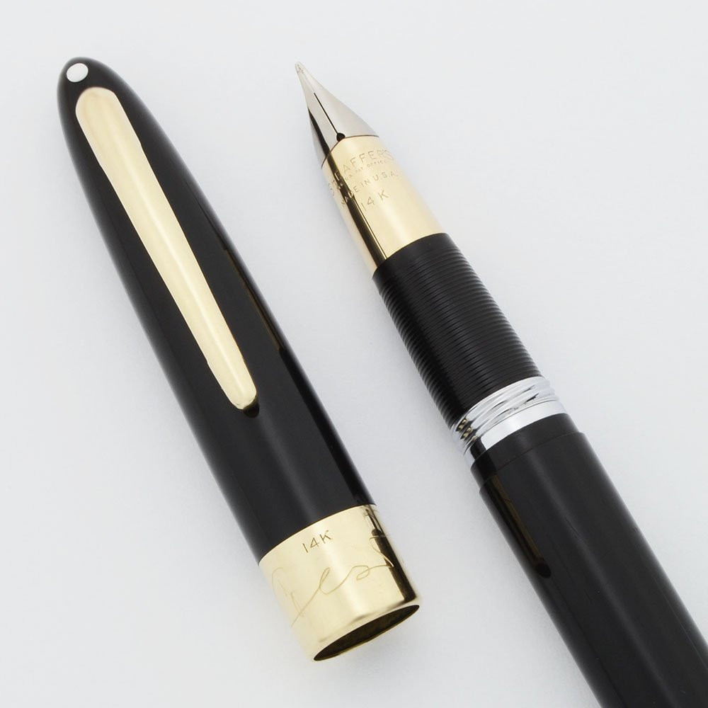 Sheaffer TM Signature Snorkel - Black, 14k Cap Band and Snorkel