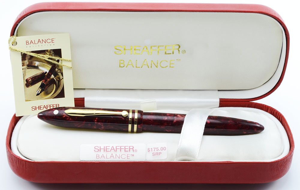Sheaffer Balance II Fountain Pen - Crimson Glow, Feather Touch 18k