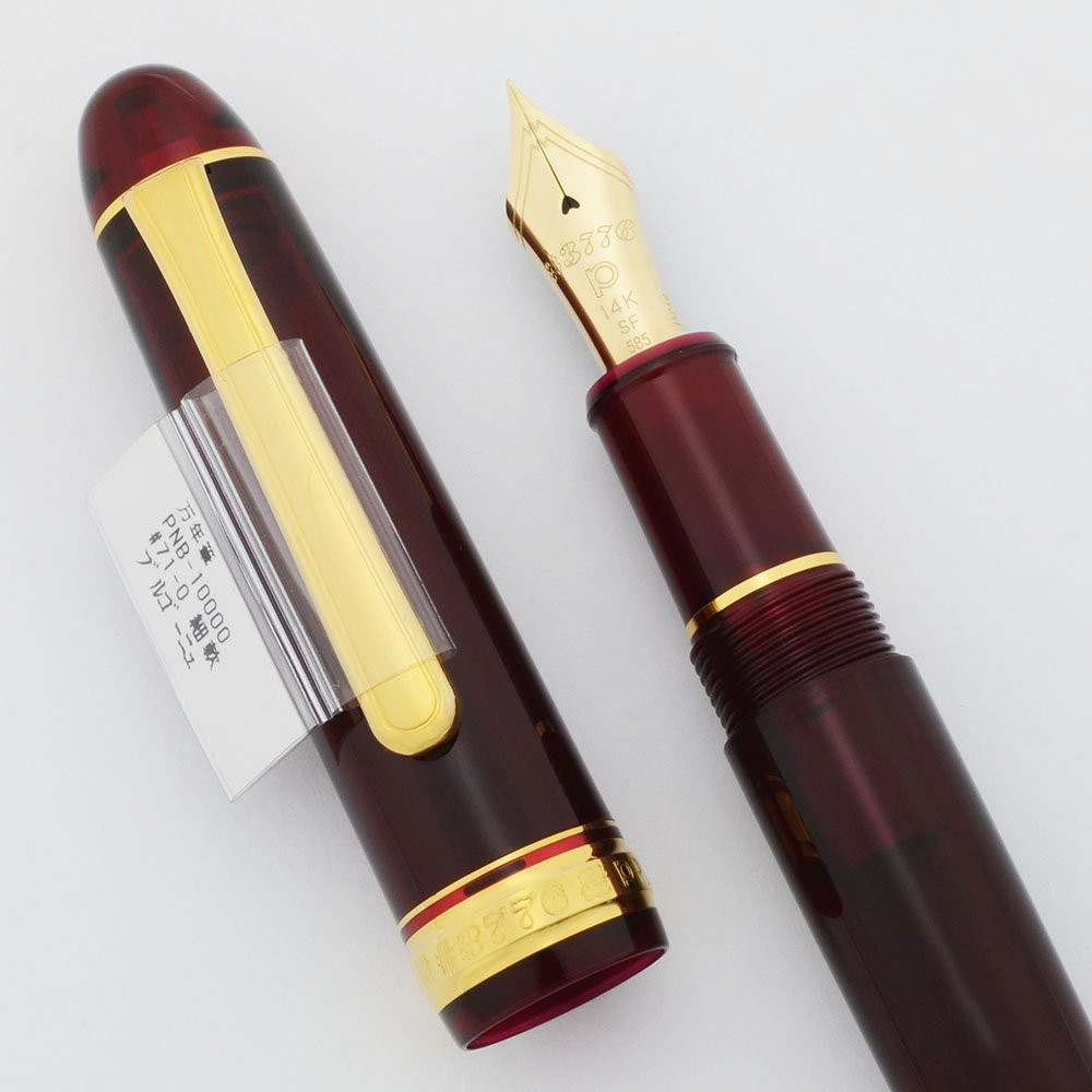 Platinum 3776 Century Fountain Pen - Bourgogne w Gold Trim, 14k