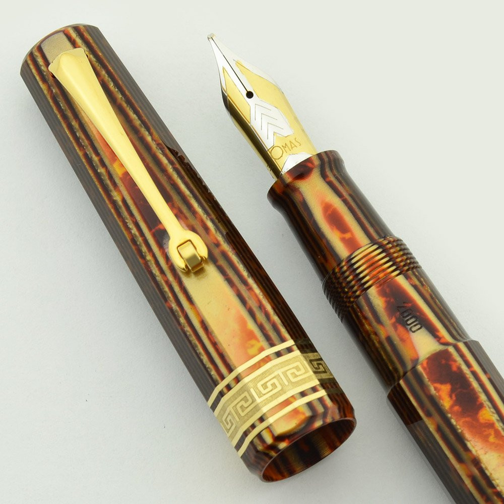 Omas Paragon Fountain Pen (2000) - Arco Brown Celluloid, 75th