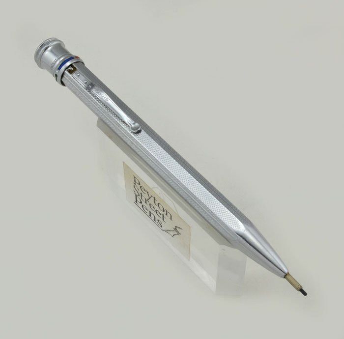 USUS Multi-Pencil - German, 1930s, Chrome, 4 Pencil Tips (Very