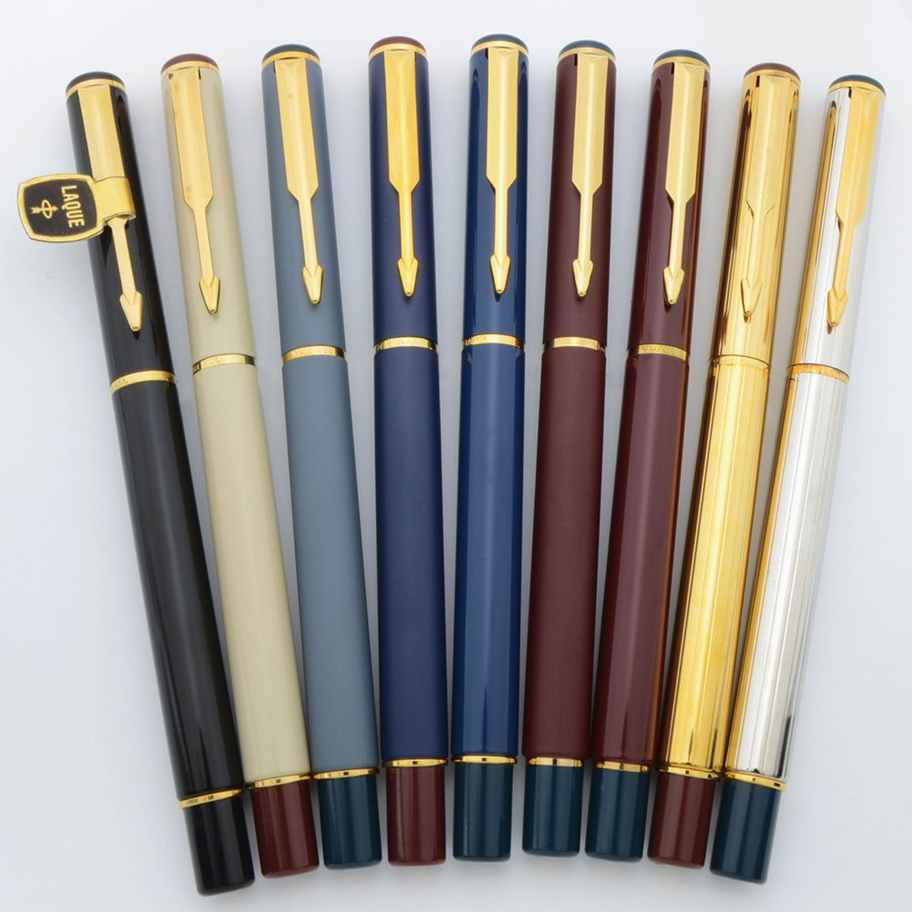 Parker 88 "Rialto" Fountain Pens (1987-1992) - Various Colors (New Old Stock, Work Well)