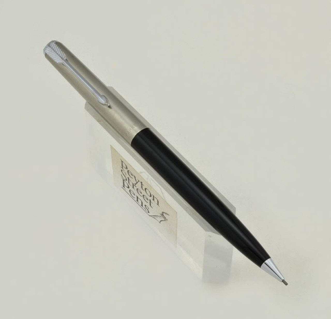 Parker 51 Mechanical Pencil - Demi Size, Black w Steel Cap (Excellent, Works Well)