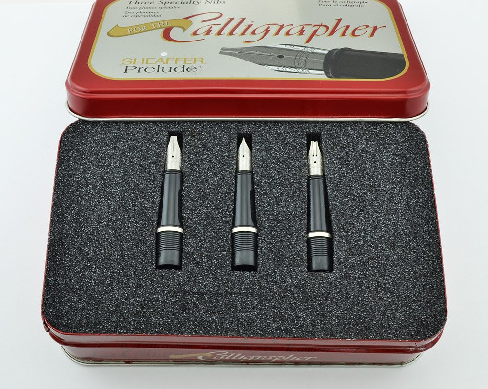 Sheaffer Prelude Specialty Nib Kit 3 Italic Nibs for Calligraphy (New