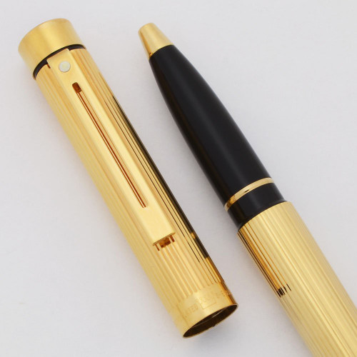Sheaffer Targa 1005 Rollerball Pen - Gold Fluted  (New Old Stock)