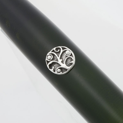 Fine Silver Roll Stops - Various Large  Designs, Installation Required