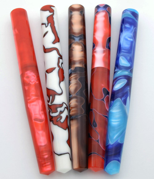 Ranga Acrylic "New" Model 4NC Fountain Pen - Oversize, No Clip, German Nibs, C/C/Eyedropper