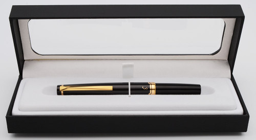 Pilot Elite 95S Pocket Fountain Pen (2021) - Black, 14k Gold Fine Nib (Near Mint in Box, Works Well)