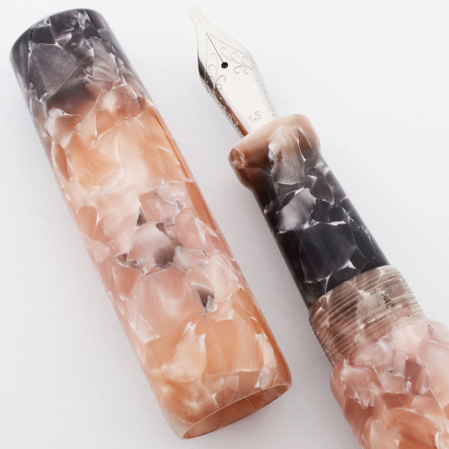 Ranga Grand Abhimanyu Premium Acrylic Fountain Pen - No Clip, JoWo 6 Nibs, Cartridge/Converter/Eyedropper