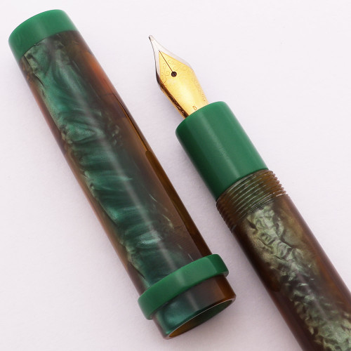 PSPW Prototype Fountain Pen - Conway Stewart Emerald Green, Cartridge/Converter, JoWo #5 Nibs (New)