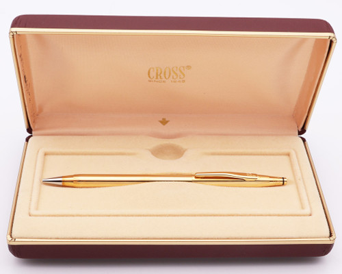 Cross Century Multi-Pen (1980s) - Shiny Chrome, Two Ballpoints, 0.3mm Leads  (Near Mint in Box, Works Well) - Peyton Street Pens