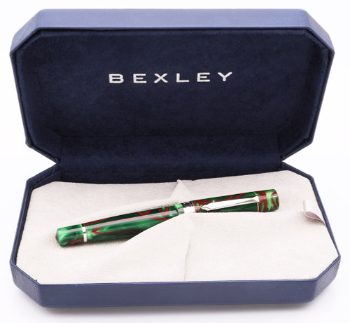 Lime/black Marble Handcrafted European Style Acrylic Pen 
