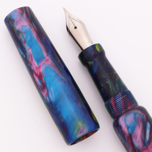 Ranga Abhimanyu Premium Resin Fountain Pen - No Clip, JoWo 6 Nibs, Cartridge/Converter/Eyedropper