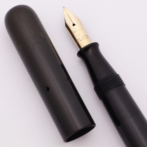 Conklin Crescent 4NL Fountain Pen (1920s) - BHR, Fine Flexible #4  Nib (Excellent, Restored)
