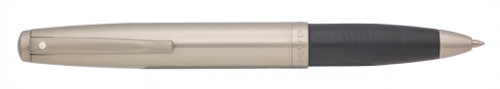 Sheaffer Prototype Ballpoint Pen (1990s) - Grey Lacquer w Black Grip, Retractable (Near Mint, Works Well)