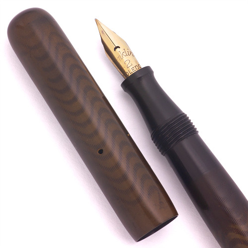 Conklin Crescent NL34S Fountain Pen (1920s) - BCHR, Fine Flexible #2  Nib (Excellent, Restored)