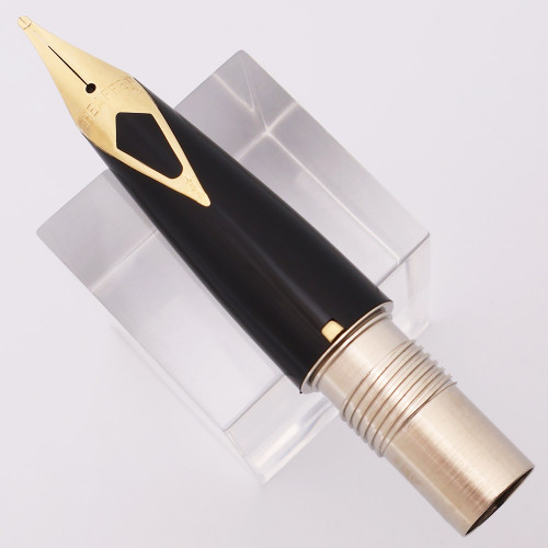 Sheaffer Quasi-Imperial Steel Fountain Pen Nibs - Gold Plated, Cartridge/Converter Version, Short Diamond Inlay, Fits 330/440/etc. (New Old Stock, Nib Unit Only)