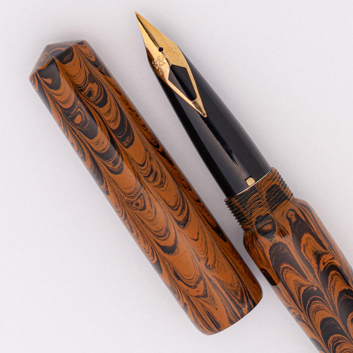 Ranga Abhimanyu Imperial Standard Ebonite Fountain Pen - No Clip, Sheaffer Nibs, Cartridge/Converter