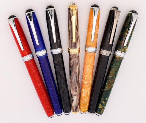 Levenger True Writer Fountain Pens (2010s)  - Assorted Color/Trim, C/C, Various Nib Sizes (Near Mint, Work Well)