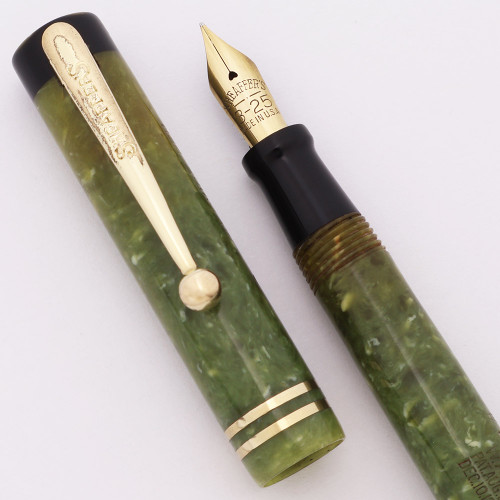 SHEAFFER - 万年筆　　SHEAFFER Sheaffer Admiral Touchdown - Black, 14k Feather Touch Fine