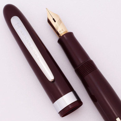 Eversharp Symphony 915 Fountain Pen (1950s)  - Burgundy w CT, Lever Filler, 14k Manifold Nib (Excellent +, Restored)