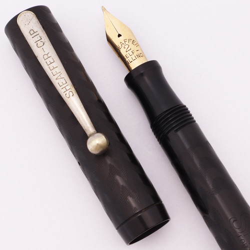 Sheaffer Flat Top No 2 (1910) - Full Length, Slim, BCHR, Flexible Fine "Self-Filling" #2 Nib (Excellent, Works Well) Sheaffer Flat Top No 2 (1910) - Full Length, Slim, BCHR, Flexible Fine "Self-Filling" #2 Nib (Excellent, Works Well)