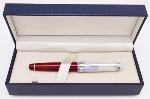 Sailor x Bungubox LE Pro-Gear Slim Fountain Pen (2021) - "White Magnolia" w Rhodium Trim, C/C, H-B 14k Nib (Like New in Box) Sailor x Bungubox LE Pro-Gear Slim Fountain Pen (2021) - "White Magnolia" w Rhodium Trim, C/C, H-B 14k Nib (Like New in Box)