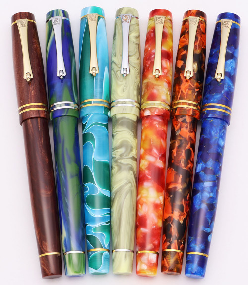 PSP Lotus Saratoga Cellulose Acetate Fountain Pen - Sheaffer Valor & Imperial Nibs, Cartridge/Converter (New) PSP Lotus Saratoga Cellulose Acetate Fountain Pen - Sheaffer Valor & Imperial Nibs, Cartridge/Converter (New)