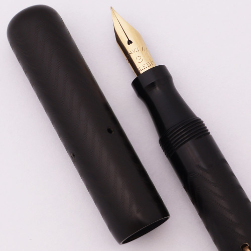 Conklin Crescent 20P Fountain Pen - BCHR, Full Flex Fine #3 14k Nib (Excellent +, Restored)