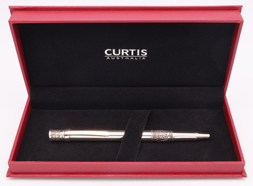 Curtis Australia Heritage "Mimosa" Ballpoint Pen - Sterling, Parker Refill (New in Box)