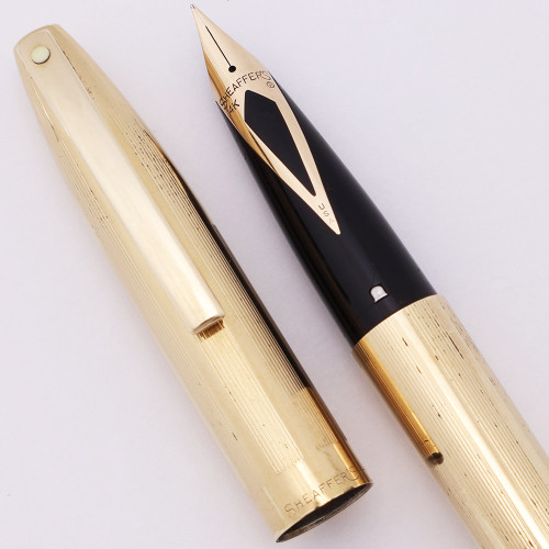 Sheaffer Imperial Triumph Pen (1960s) - Gold Filled,  Touchdown, Fine 14k Nib (Very Nice, Restored)