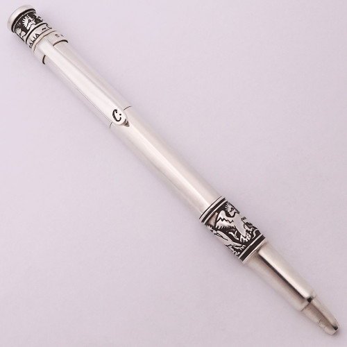 Curtis Australia Heritage "Cockatoo" Ballpoint Pen - Sterling, Parker Refill (New in Box)