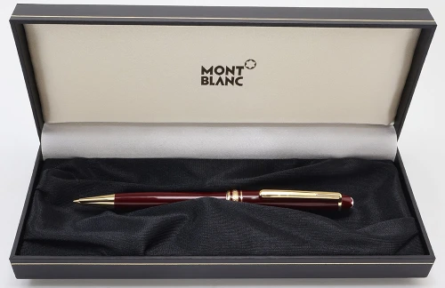 Montblanc Meisterstuck 167R Mechanical Pencil (Germany) - Bordeaux (Burgundy) w/Gold Trim (Excellent + in Box, Works Well)