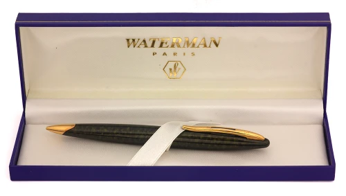 Waterman Carene Mechanical Pencil - Sea Green Shimmer, Gold Plated Trim, 0.7mm Leads (Excellent in Box, Works Well)