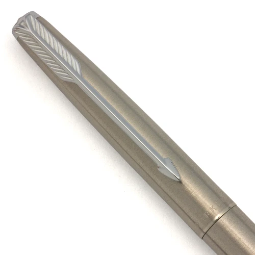 Parker 61 Flighter Mechanical Pencil - USA, Brushed Steel w Chrome Trim, 0.9mm Lead (Excellent +, Works Well)