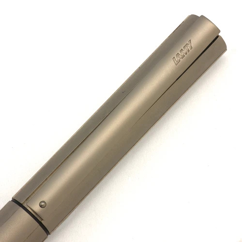 Lamy Dialog 2 Rollerball Ballpoint Pen - Palladium, Retractable Tip (Excellent +, Works Well)