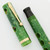 Sheaffer Lifetime Flat Top Demonstrator Oversized (Rare) - Jade Celluloid, Cut-Outs, No Nib (Superior, Nonworking)