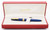 Sheaffer Triumph Imperial 2557 (1990s) Ballpoint Pen - Blue w Gold Trim (New Old Stock in Box, Works Well)