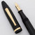 Eberhard-Faber 3001 Fountain Pen (1940s) - Black w/GP Trim, Lever Filler, Flexible Fine 14k Nib (Excellent, Works Well)