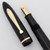 Sheaffer Balance #3 Fountain Pen (1940s) - Junior Size, Black w/GT, Vac-Fil, Medium Nib (Excellent, Restored)