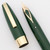 Sheaffer PFM III Fountain Pen (1960s) - Green with Gold Trim, Snorkel Filling System, Medium 14k Nib (Excellent, Restored) Sheaffer PFM III Fountain Pen (1960s) - Green with Gold Trim, Snorkel Filling System, Medium 14k Nib (Excellent, Restored)