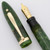 Sheaffer Balance Lifetime Oversized Fountain Pen (circa 1929) - Jade Green, Long Humped Clip, Lever Filler, 14k Fine Nib (Very Nice, Restored)
