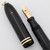 Conklin Endura Symetrik Ring-Top Fountain Pen Set (1930s)- Black w/GT, Lever Filler, Fine Flexible Endura Nib (Excellent, Restored) Conklin Endura Symetrik Ring-Top Fountain Pen Set (1930s)- Black w/GT, Lever Filler, Fine Flexible Endura Nib (Excellent, Restored)