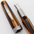 Taccia Doric Fountain Pen - Brown Stripe, Medium Steel Nib (Near Mint, Works Well)